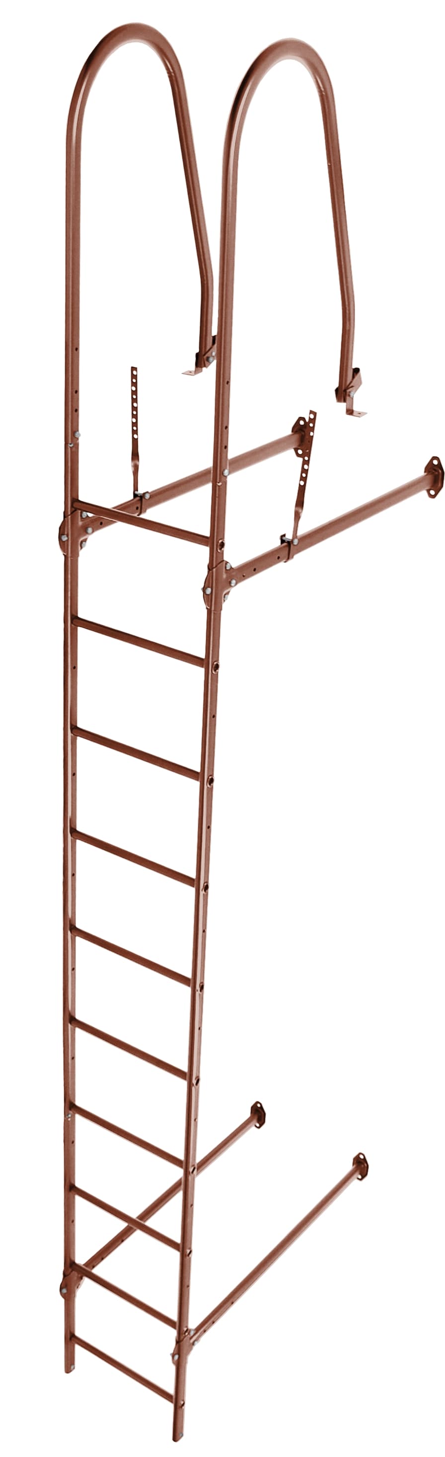 Лестница стеновая Grand Line RAL 8004 2,76м - Image 1
