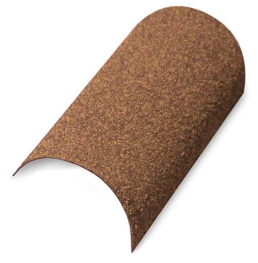 Конек полукруглый для композитной черепицы Luxard коралл (0,395м) - Image 1