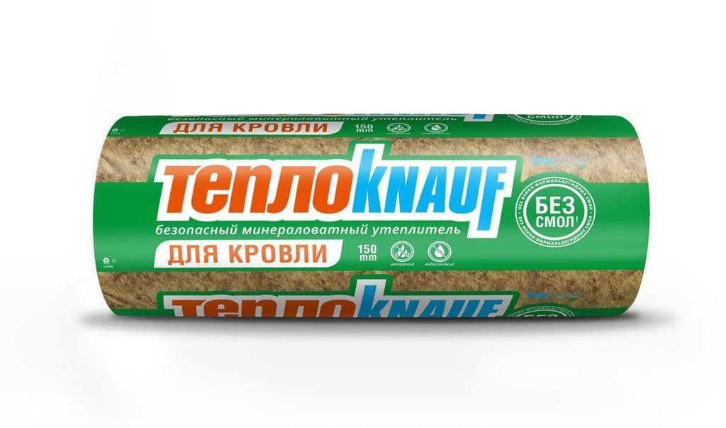 Утеплитель ТеплоKNAUF TR 037A Для кровли 5500*1220*150 мм (1,007 м³) - Image 1