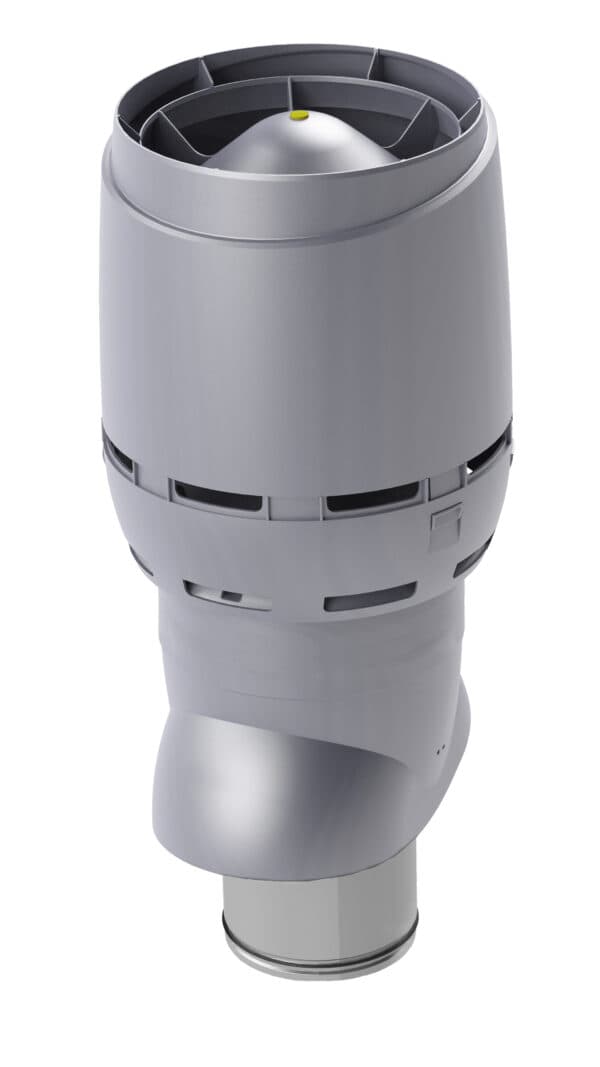 Выход вентиляционный изолированный с колпаком Vilpe FLOW XL 200P/IS/700, светло-серый - Image 1