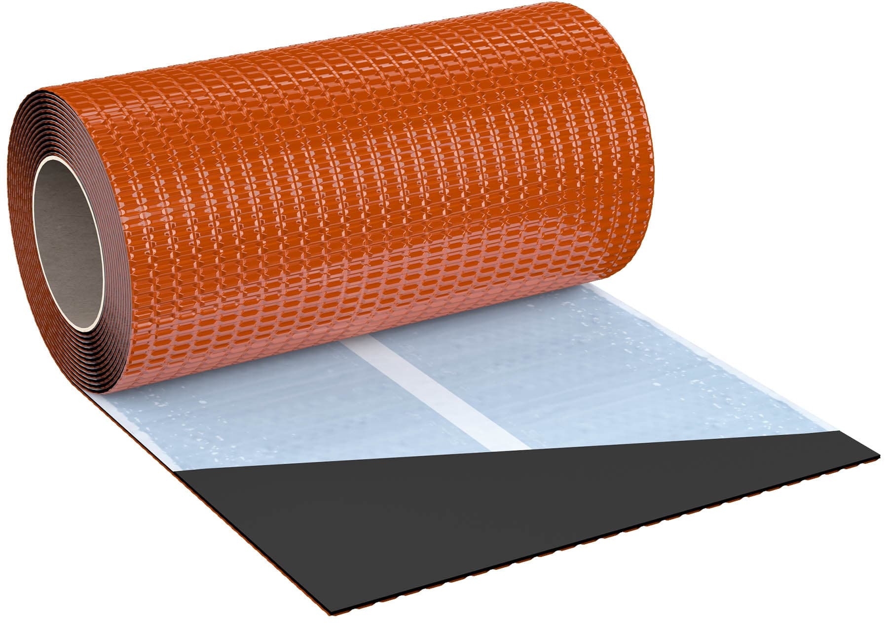Лента для примыкания гофрированная Eurovent FLEX 4D кипичный RAL 8004 - Image 1