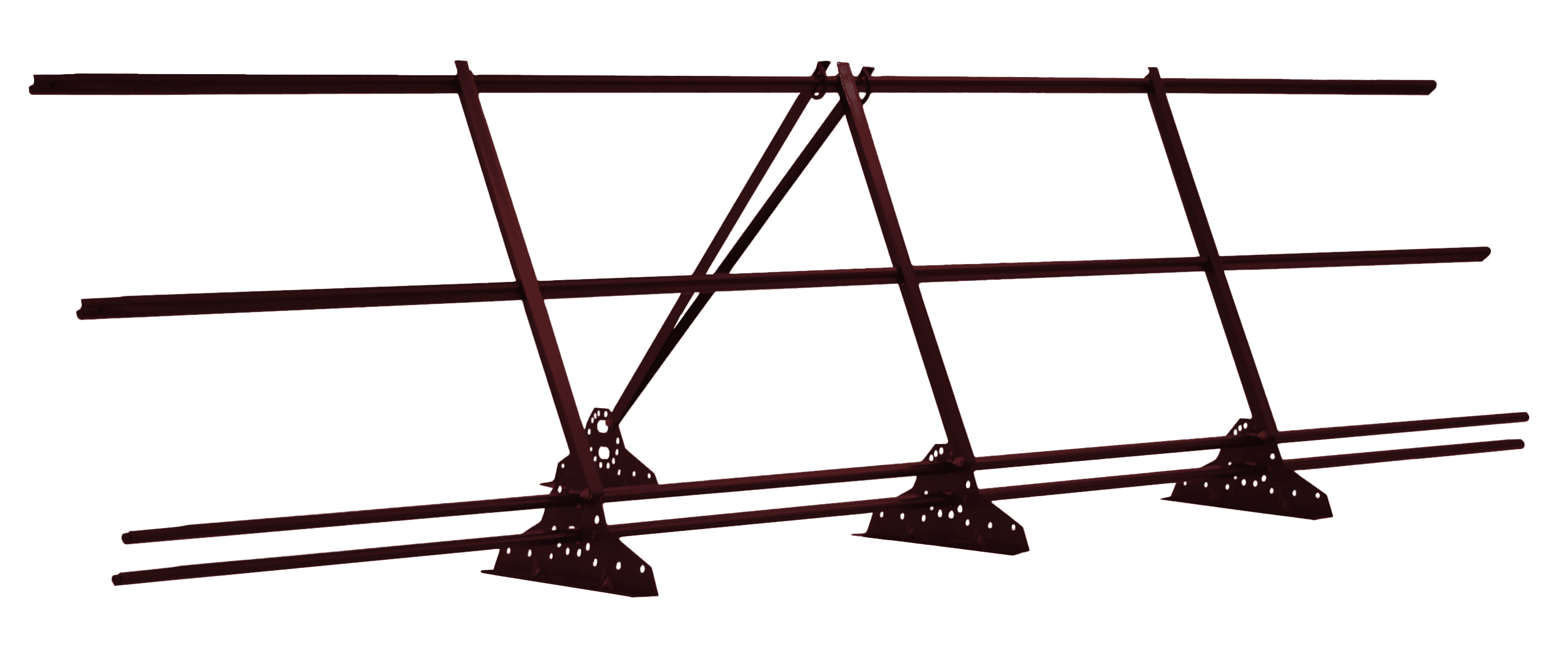 Ограждение кровельное со снегозадержателем на фальц Grand Line 0,9х3м RAL 3005 - Image 1