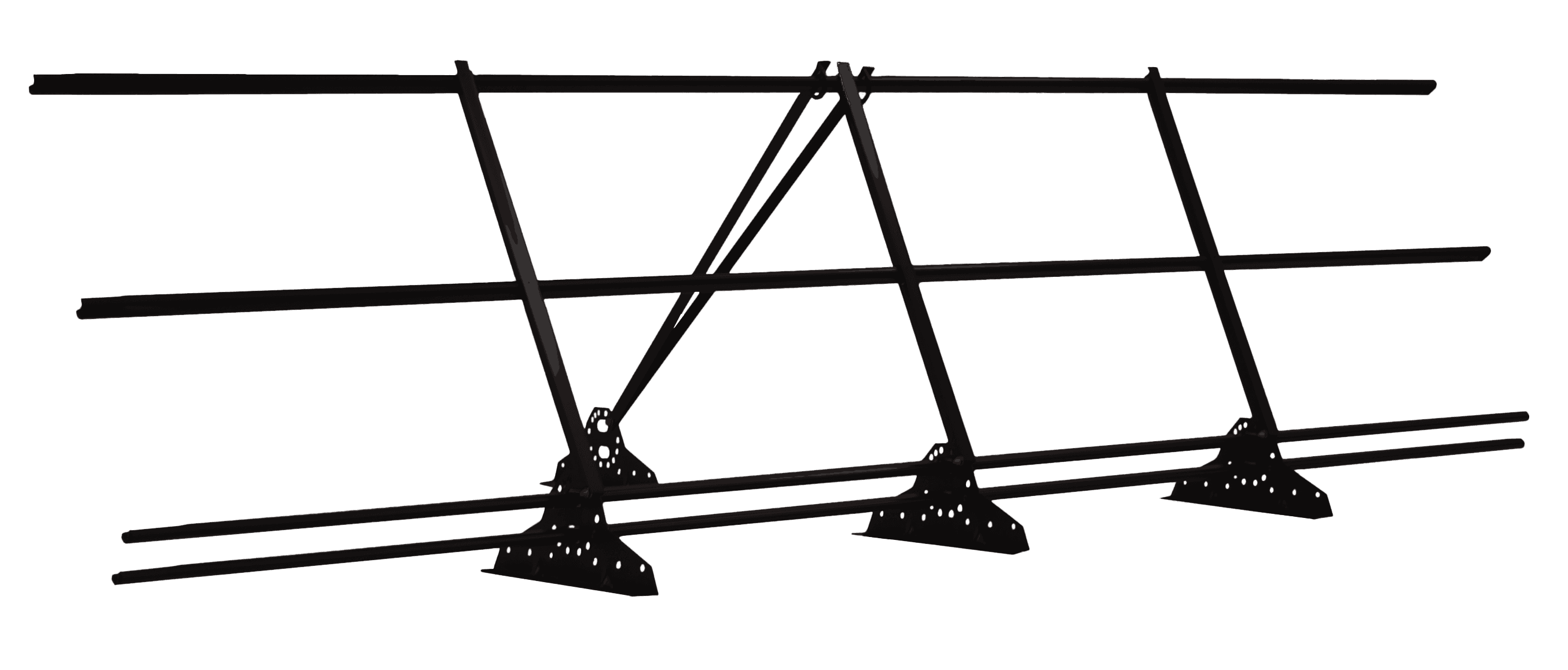 Ограждение кровельное со снегозадержателем на фальц Grand Line 0,9х3м RAL 9005 - Image 1