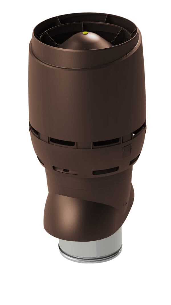 Выход вентиляционный изолированный с колпаком Vilpe FLOW XL 250P/IS/500, красный - Image 1