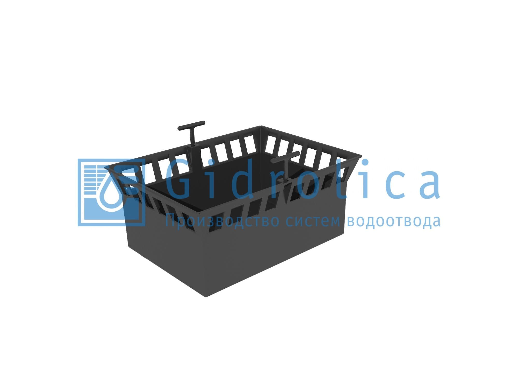 Корзина для дождеприемника Gidrolica Point ДП 40.40 - пластиковая - Image 1