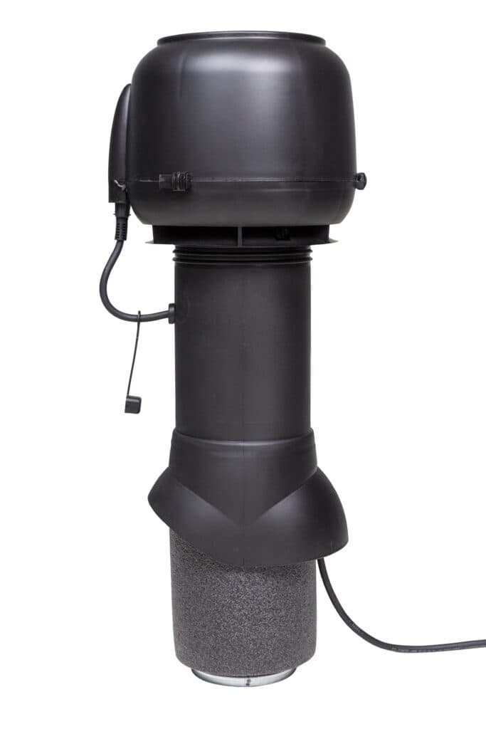 Вентилятор Vilpe E120P/Ø125/500, черный - Image 1
