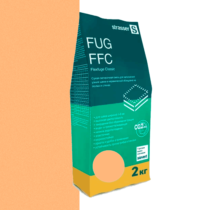 Смесь затирочная strasser FUG FFC 16 персиковый, 2 кг - Image 1