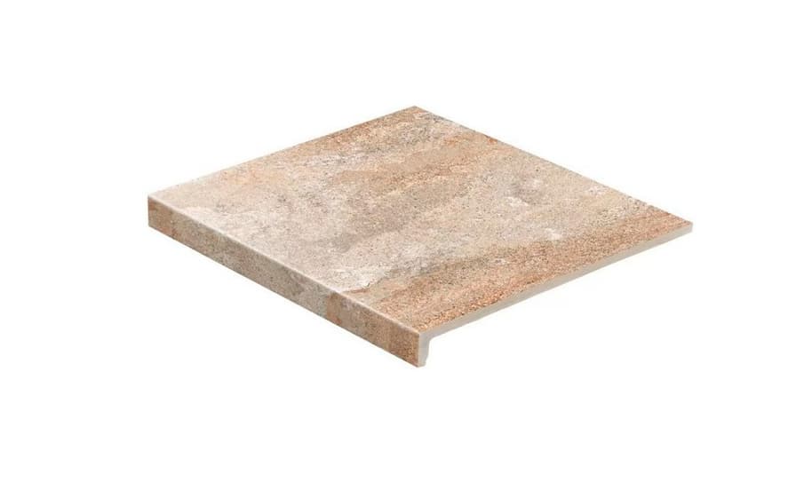 Ступень прямоугольная клинкерная Stroeher Keraplatte Epos Loftstufe 955 eres, 294*340*35*11 мм - Image 1