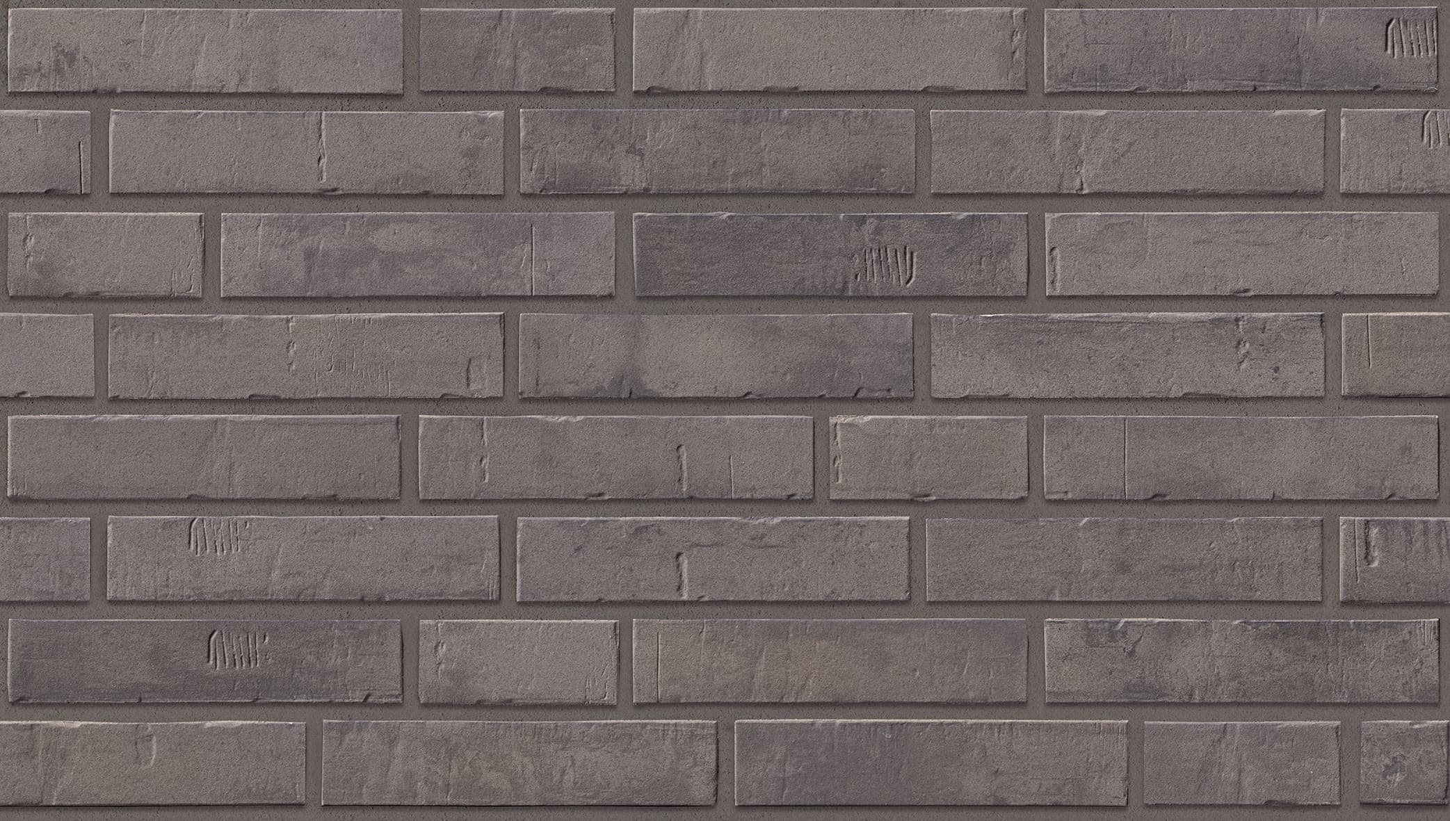 Плитка фасадная клинкерная Stroeher Kontur EG 478 dunkelgrau engobiert глазурованная, 240*52*12 мм - Image 1