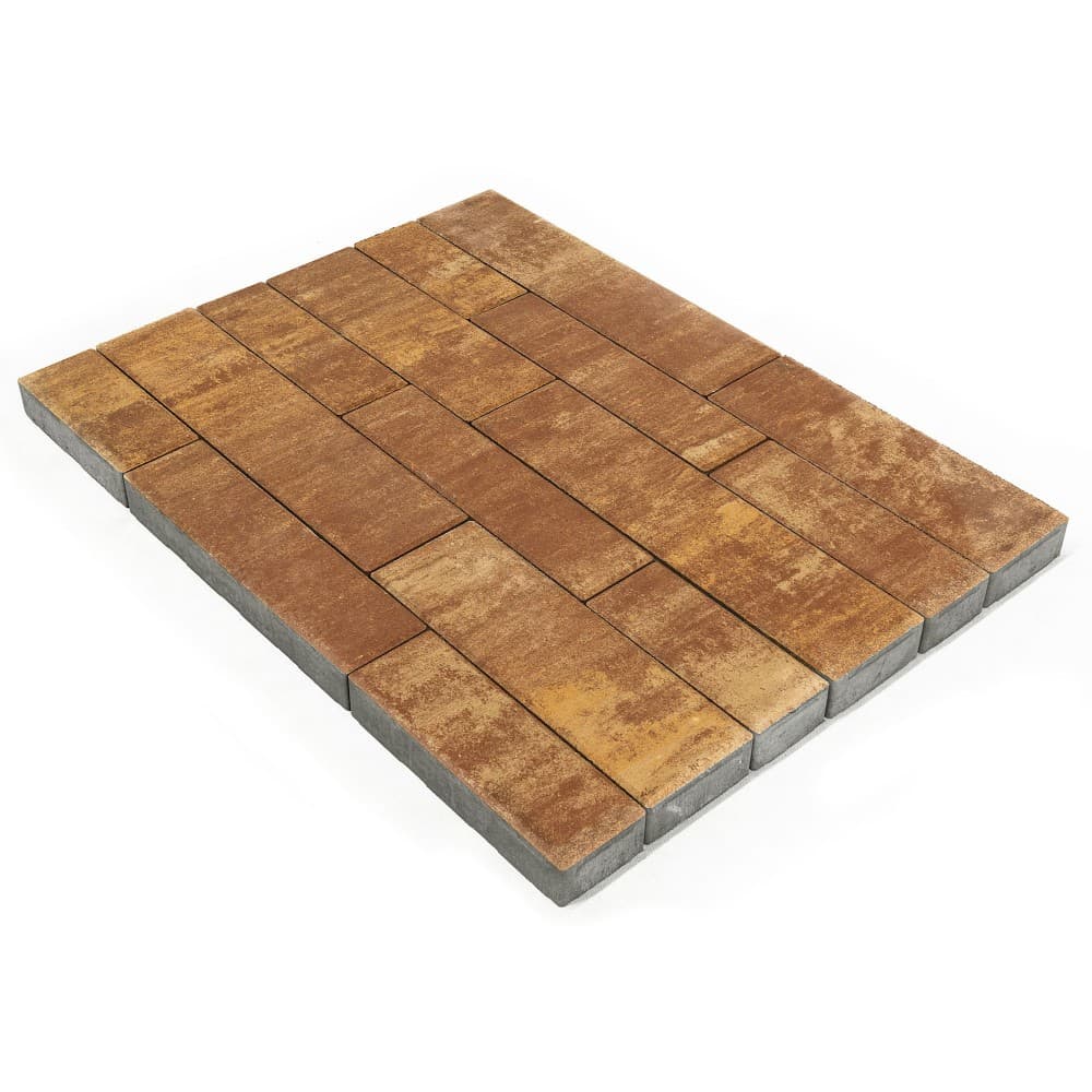 Плитка тротуарная Braer Домино Color Mix Каньон, h=60 мм - Image 1