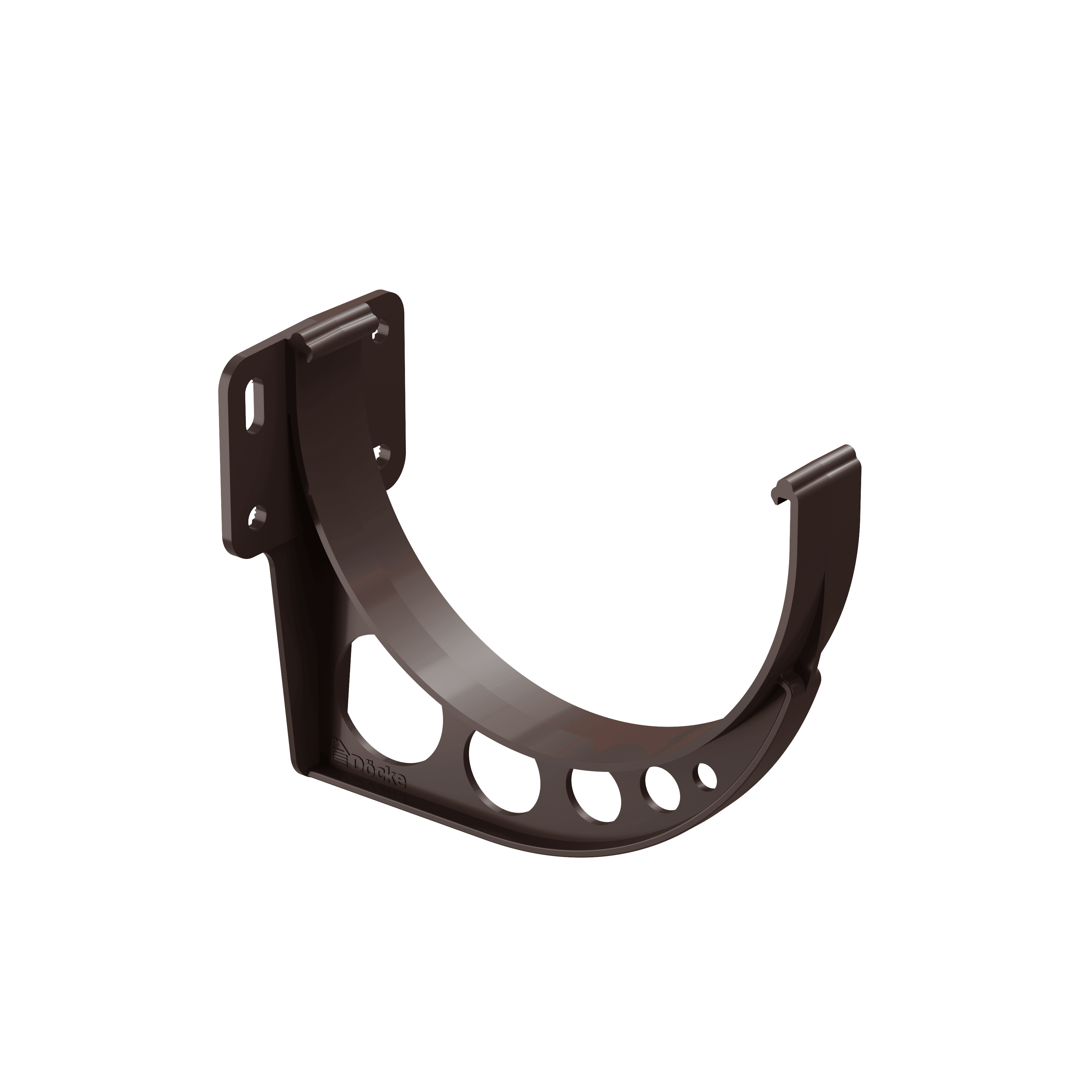 Docke STANDARD Кронштейн желоба 120 мм (Темно-коричневый) - Image 1