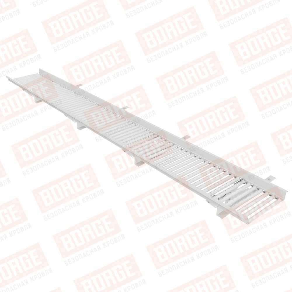 Мостик переходной для композитной черепицы L=3 м Borge сигнально-белый RAL 9003 - Image 1
