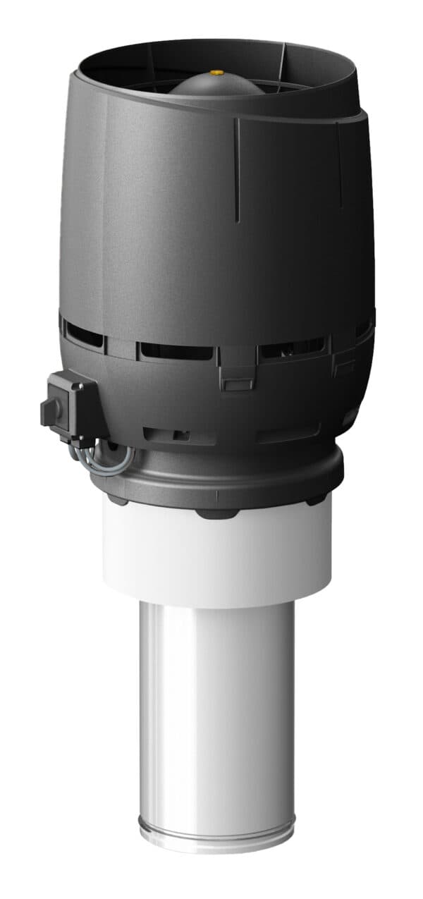 Вентилятор крышный Vilpe FLOW XL ECo200C/450, черный - Image 1