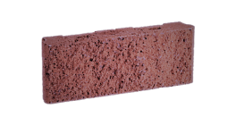 Блок бетонный рядовой Меликонполар СКЦ-2Л-11 красный, 380*60*140 мм фото