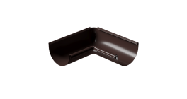Угол внутренний 90⁰ Docke STAL Premium RAL 8019 шоколад, D125 мм фото