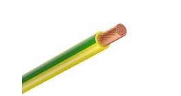 Провод ПУГВ 1х16 желто-зеленый многопроволочный фото