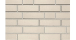 Клинкерная фасадная плитка Roben Oslo Perlweiss Белый перламутровый гладкая, 240*71 мм фото