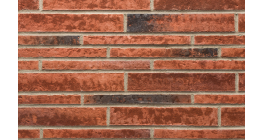 Клинкерная фасадная плитка Stroher Zeitlos 353 eisenrost рельефная, 240*71 мм фото