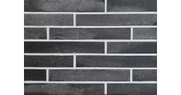 Клинкерная фасадная плитка Interbau Brick Loft INT576 Anthrazit, 360*52*10 мм фото