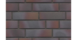 Клинкерная фасадная плитка Feldhaus Klinker R386 Cerasi maritim negro гладкая, 240*71 мм фото