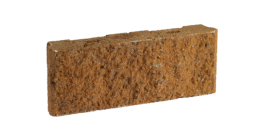 Блок бетонный рядовой Меликонполар СКЦ-2Л-11 коричневый, 380*60*140 мм фото