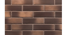 Клинкерная фасадная плитка King Klinker Dream House Золотая осень 13 гладкая, 250*65 мм фото