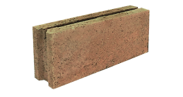 Блок бетонный рядовой гладкий Меликонполар СКЦ-2Р-14 бежевый, 380*80*140 мм фото