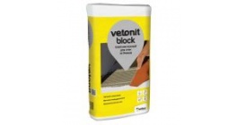 Цементный тонкослойный клей Vetonit block, 25 кг фото