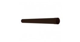 Труба водосточная Аквасистем RR32 темно-коричневый, D 100 мм, L 1 м фото