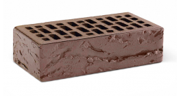 Кирпич керамический облицовочный пустотелый КС-керамик Шоколад кора дерева, 250*120*65 мм фото