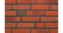 Клинкерная фасадная плитка Feldhaus Klinker R698 Sintra terracotta bario, 240*71 мм фото