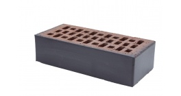 Кирпич керамический облицовочный пустотелый Lode Carbon гладкий 250*120*65 мм фото