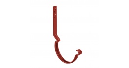 Крюк крепления желоба длинный с комплектом крепления AquaSystem красный RR29, 90/125 фото