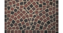 Брусчатка тротуарная клинкерная мозайика Feldhaus Klinker M403DF gala flamea, 240*118*52 мм фото