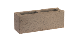 Блок бетонный пустотелый гладкий Меликонполар СКЦ-2Р-8 серый, 380*120*140 мм фото