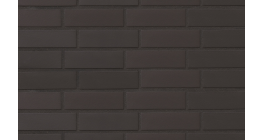 Клинкерная фасадная плитка Stroher Keravette 336 metallic black гладкая, 240*71 мм фото